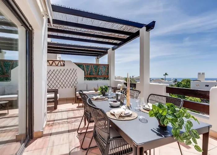 Apartment Sea View Near And Marbella - Pool And Private Parking